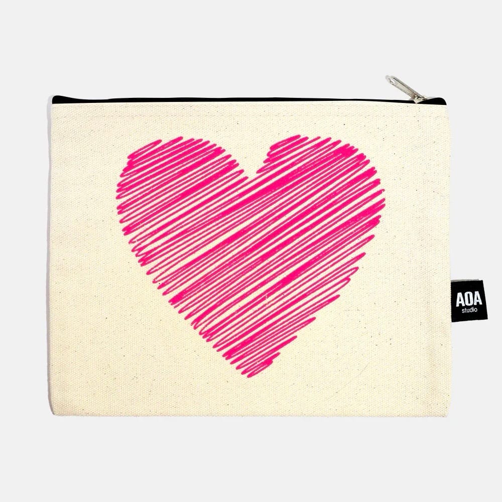 AOA Canvas Bag - Heart Sketch