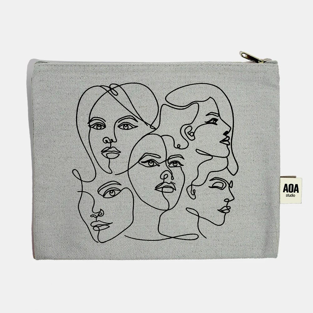 AOA Paw Paw Canvas Bag - Girls Sketch