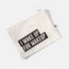 AOA Canvas Bag - I Wake Up For Makeup