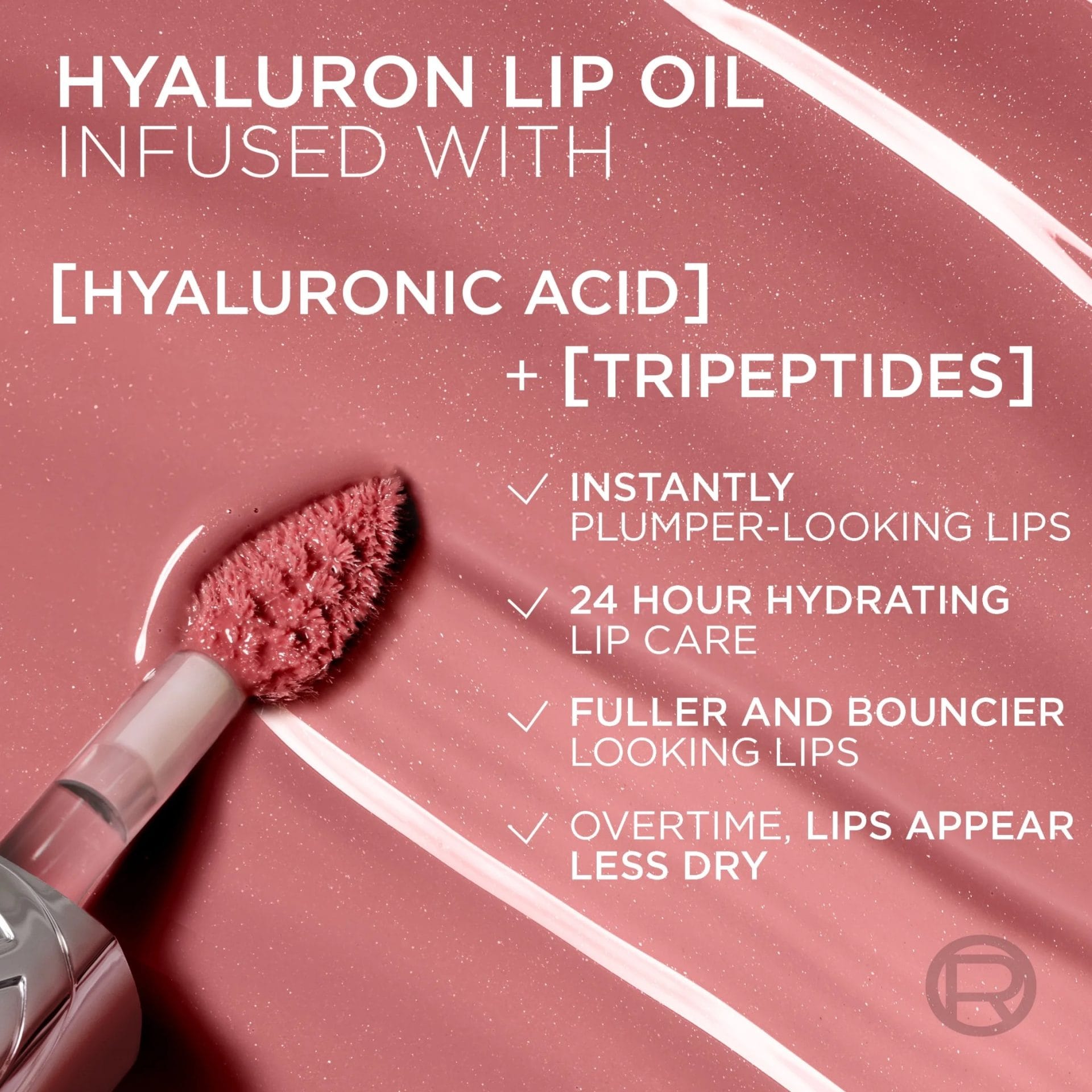 Loreal Plump Ambition Hyaluron Lip Oil 24HR Care with Hyaluronic Acid - Imagen 5