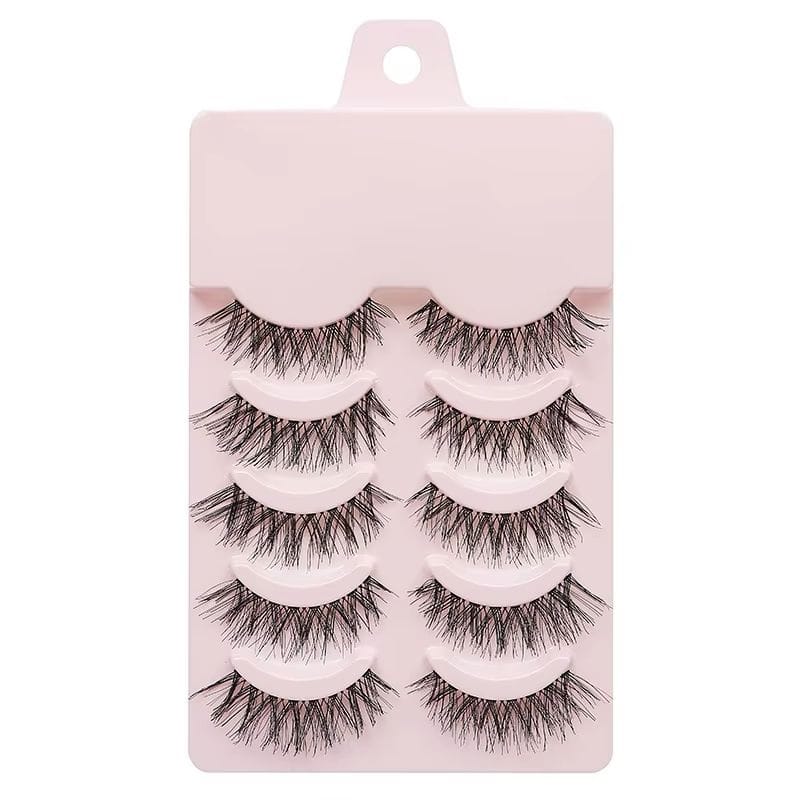 Dingsen 5 Pairs Natural Crisscoss False Eyelashes (A20)