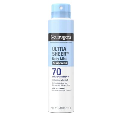 Neutrogena Ultra Sheer® Non-Comedogenic Body Sunscreen Mist SPF 70