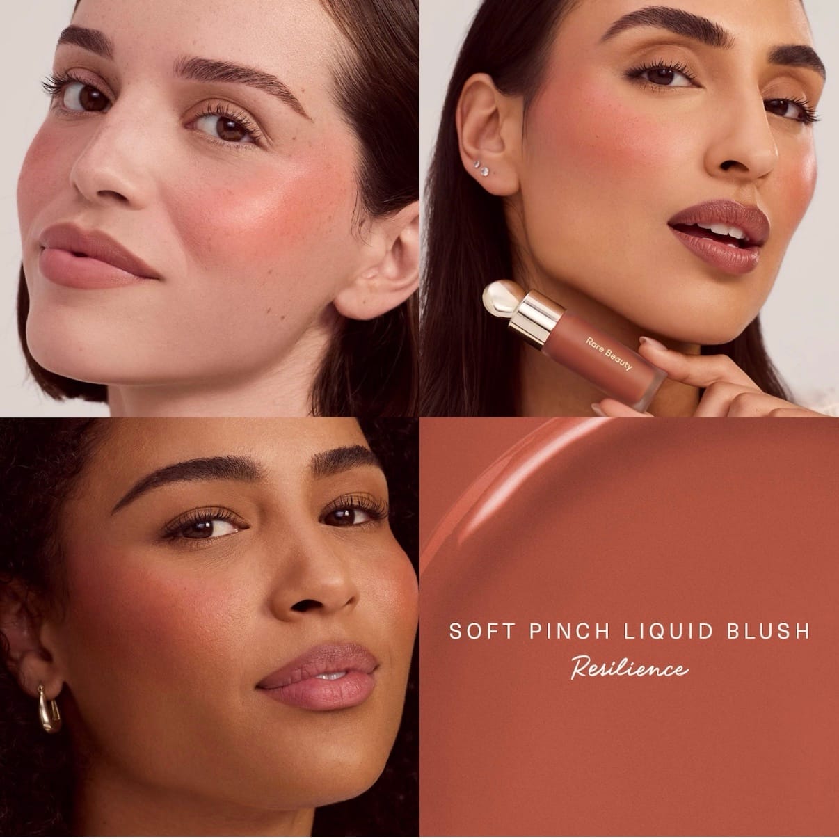 Rare Beauty Mini Warm Radiance Blush & Luminizer Duo Makeup Gift Set - Imagen 2