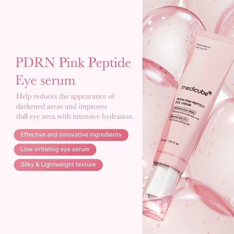 Medicube PDRN Pink Peptide Eye Cream - Imagen 4