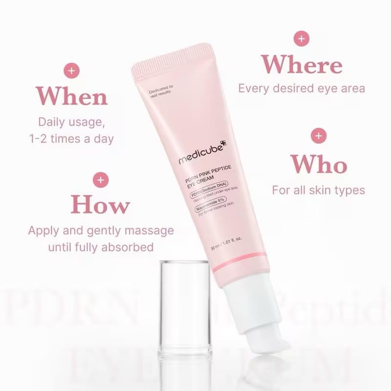 Medicube PDRN Pink Peptide Eye Cream - Imagen 2