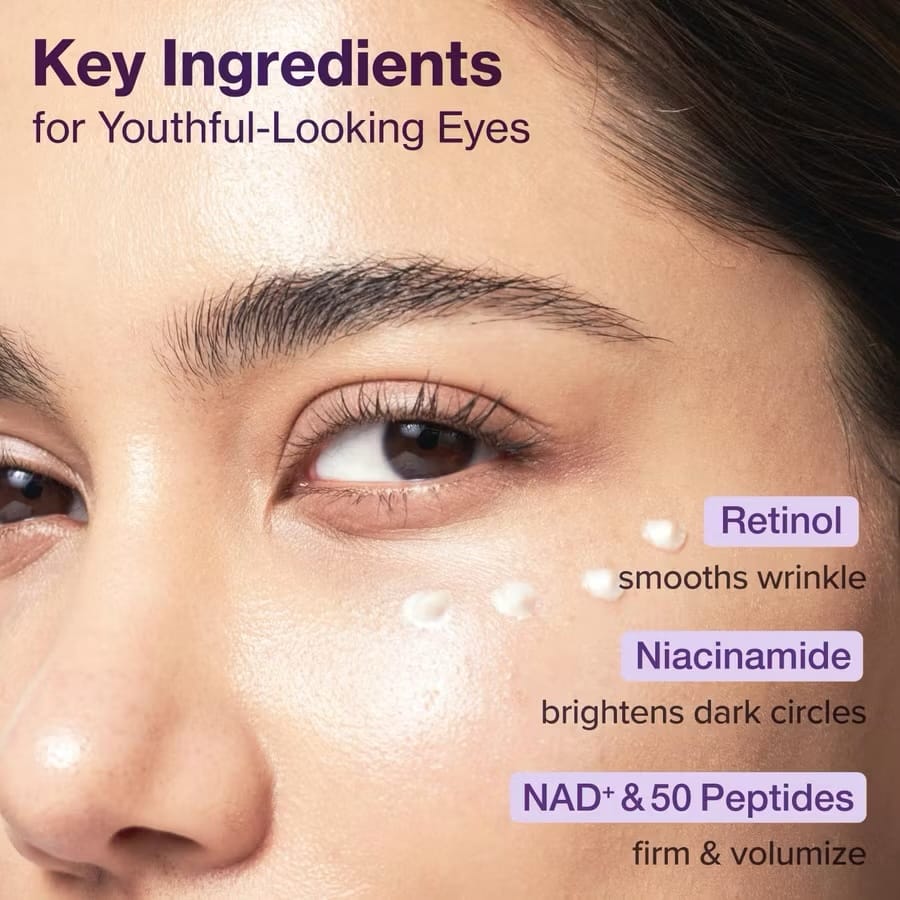Numbuzin No.9 NAD+ Retinol Volumetox Eye Cream (10ml) - Imagen 2