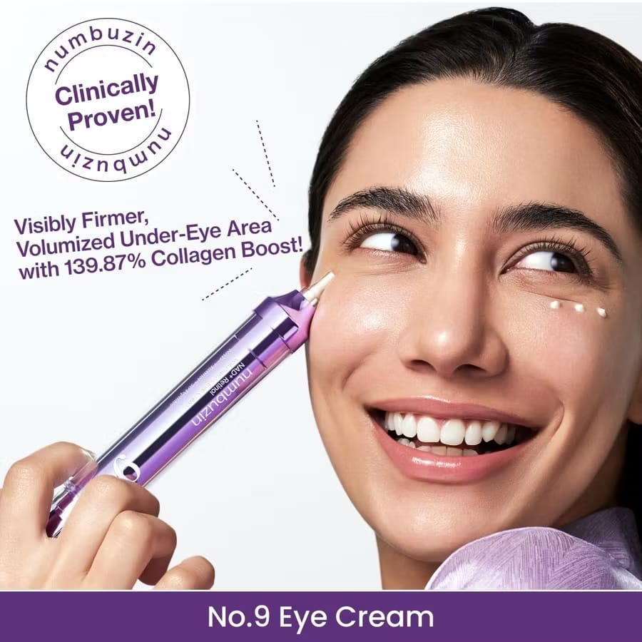 Numbuzin No.9 NAD+ Retinol Volumetox Eye Cream (10ml) - Imagen 5