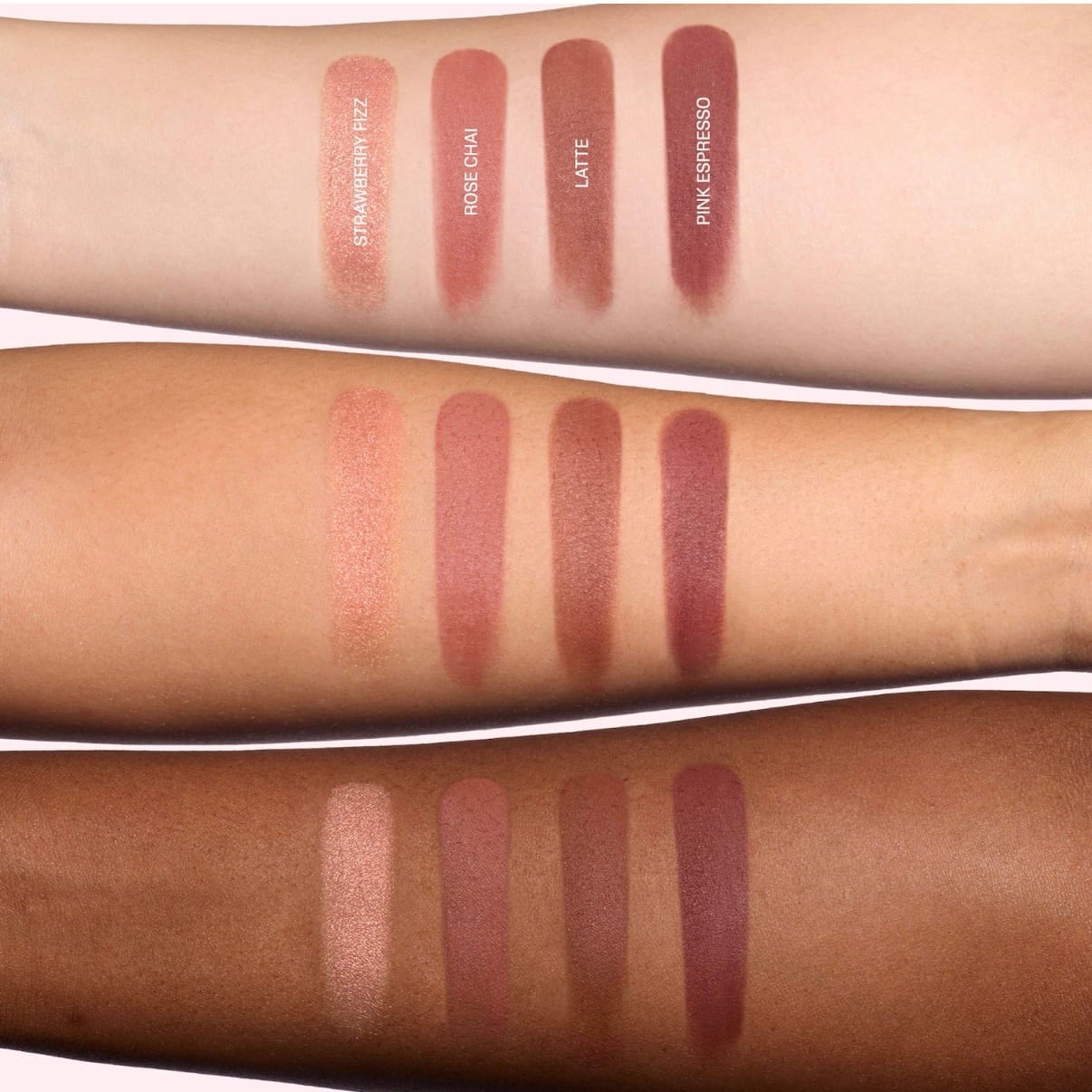 Huda Beauty Blush Filter Blurring Blushlighters Palette (Strawberry Latte) - Imagen 2