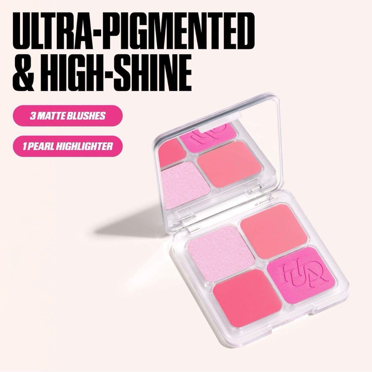 Huda Beauty Blush Filter Blurring Blushlighters Palette (Baby Pink) - Imagen 3
