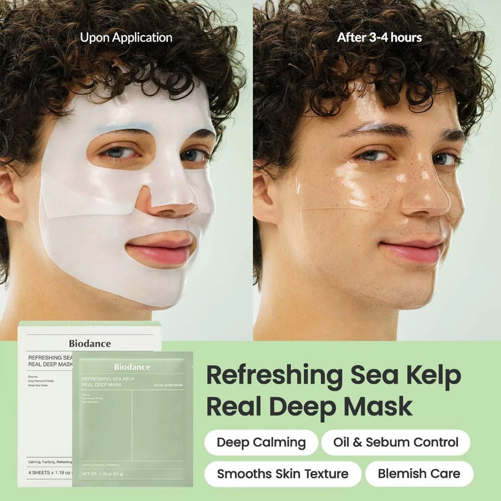Biodance Refreshing Sea Kelp Real Deep Mask - Imagen 3